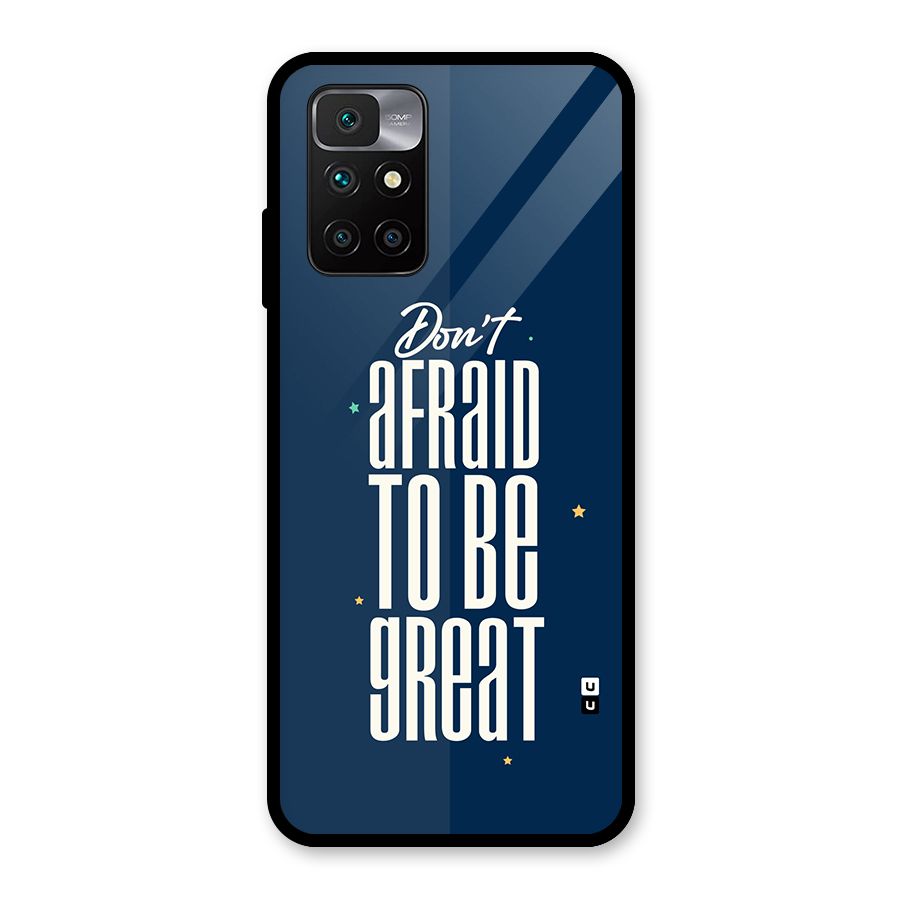 To Be Great Glass Back Case for Redmi 10 Prime