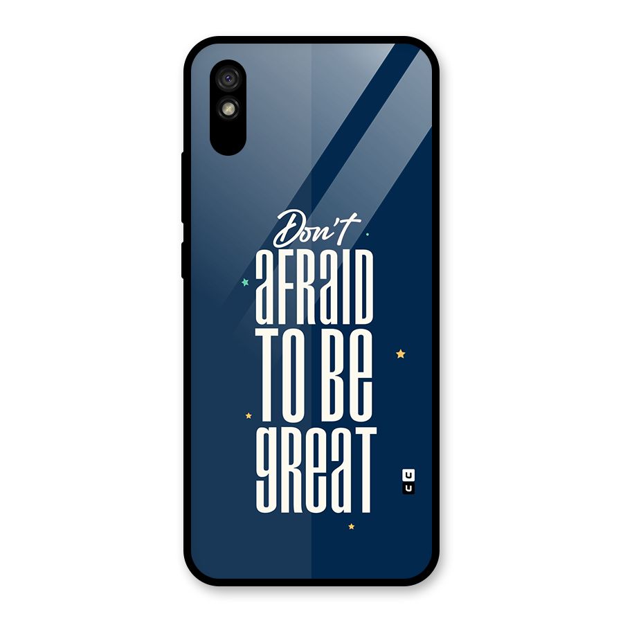 To Be Great Glass Back Case for Redmi 9A