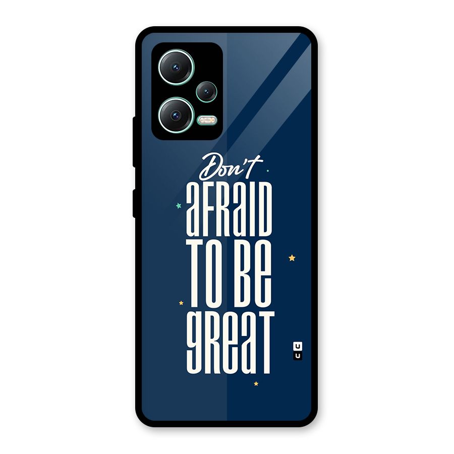 To Be Great Glass Back Case for Redmi Note 12 5G