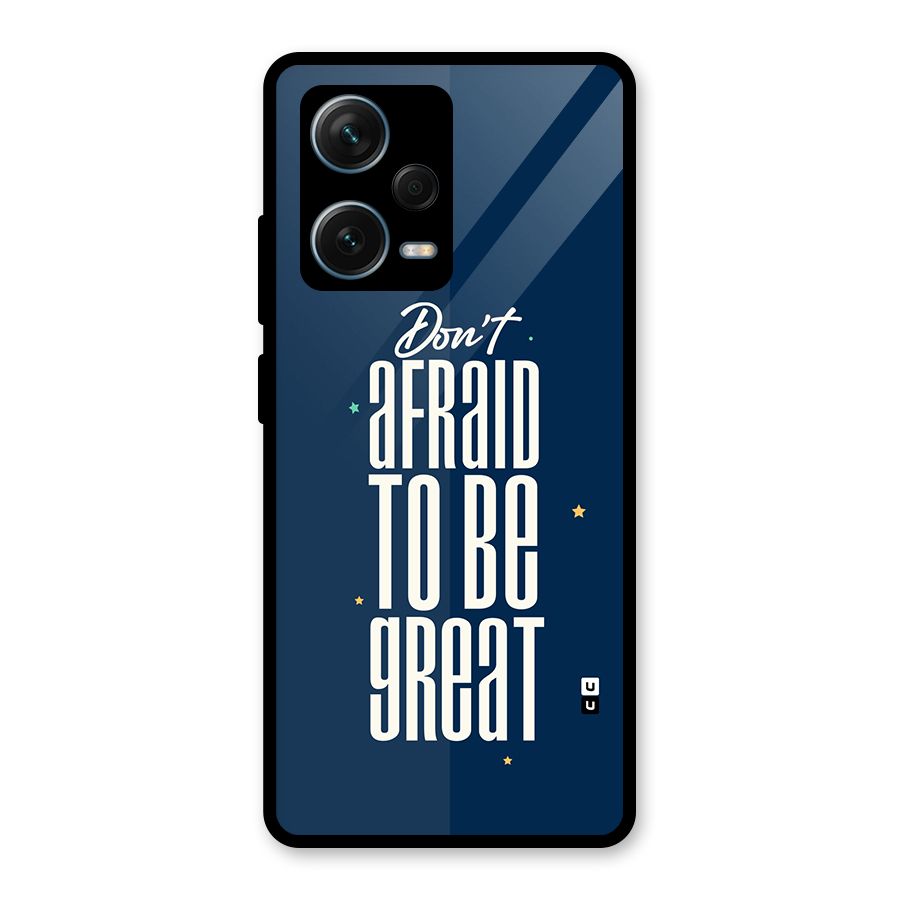 To Be Great Glass Back Case for Redmi Note 12 Pro Plus 5G