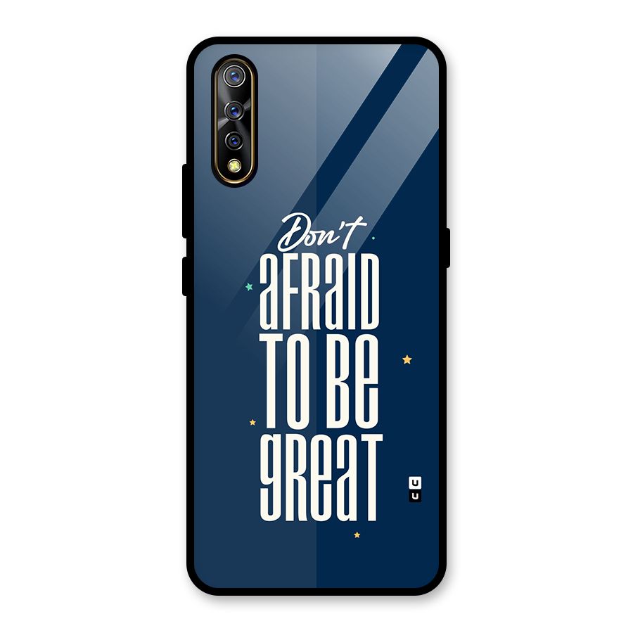 To Be Great Glass Back Case for Vivo S1