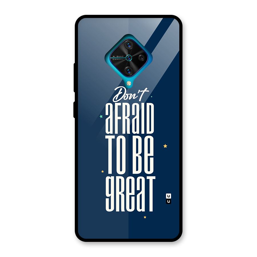 To Be Great Glass Back Case for Vivo S1 Pro