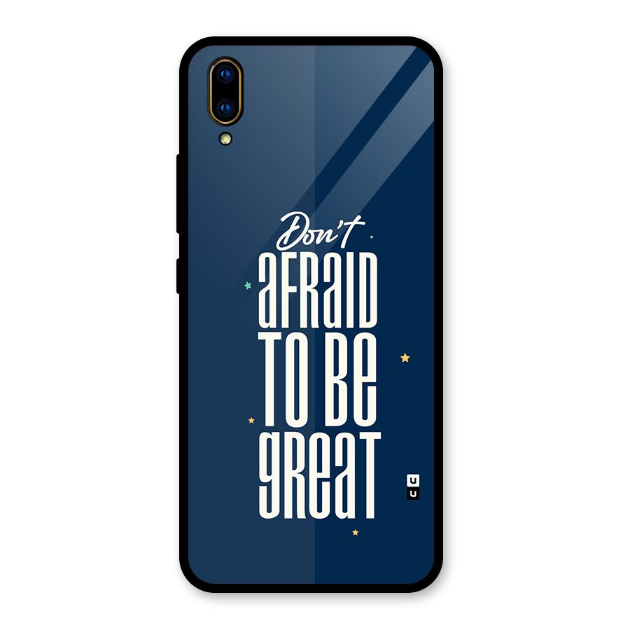 To Be Great Glass Back Case for Vivo V11 Pro