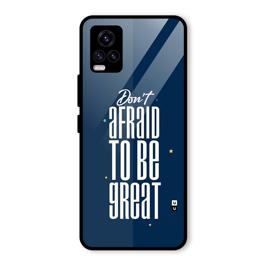 To Be Great Glass Back Case for Vivo V20 2021