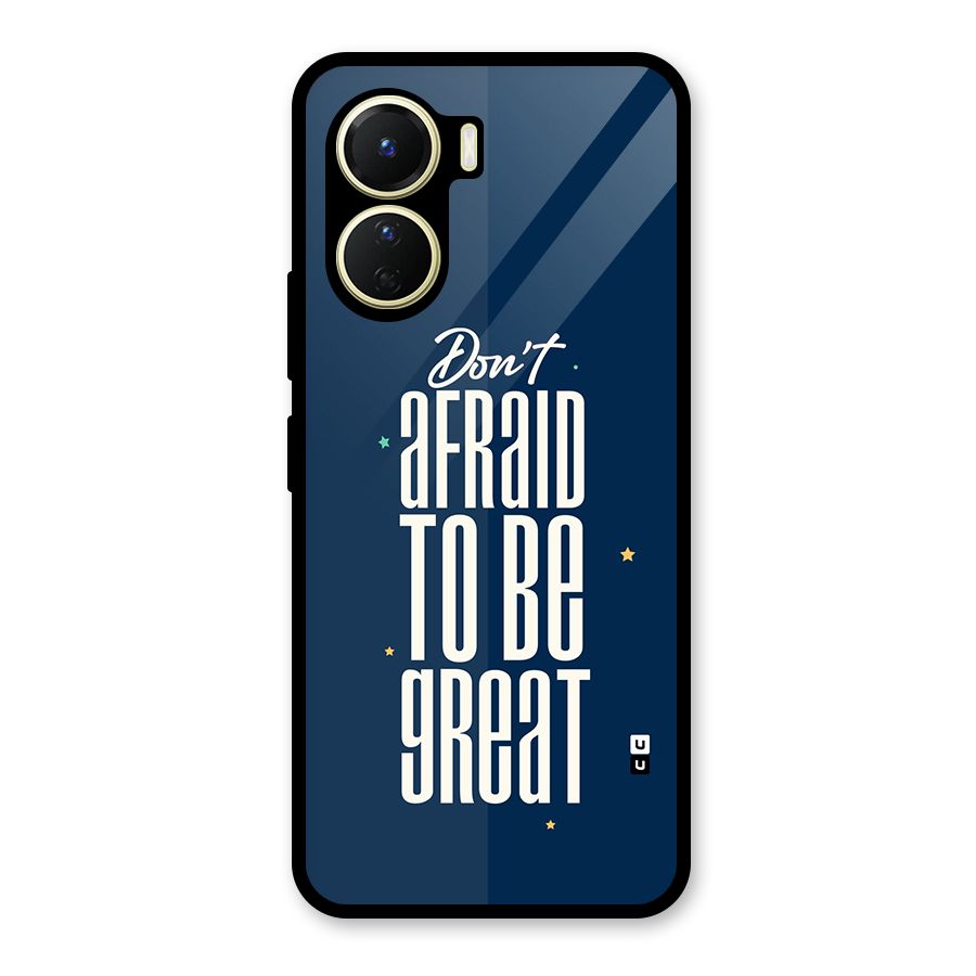 To Be Great Glass Back Case for Vivo Y16