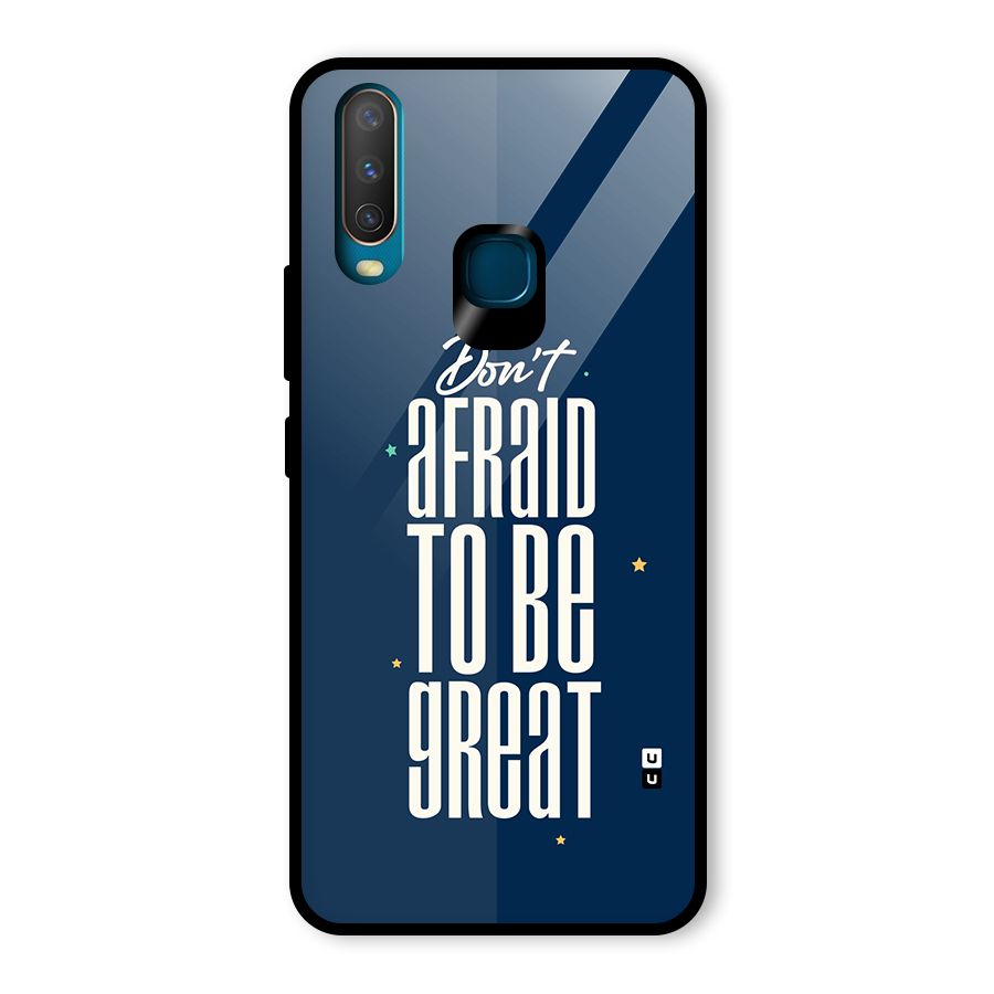 To Be Great Glass Back Case for Vivo Y17