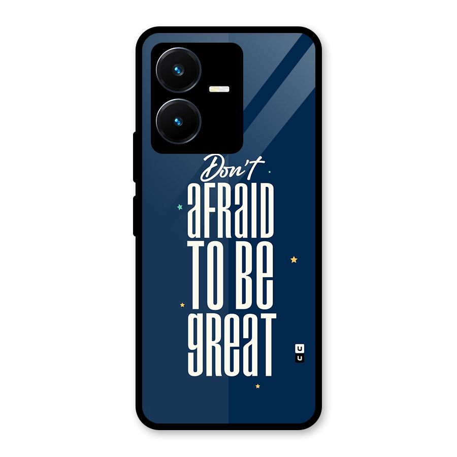 To Be Great Glass Back Case for Vivo Y22s