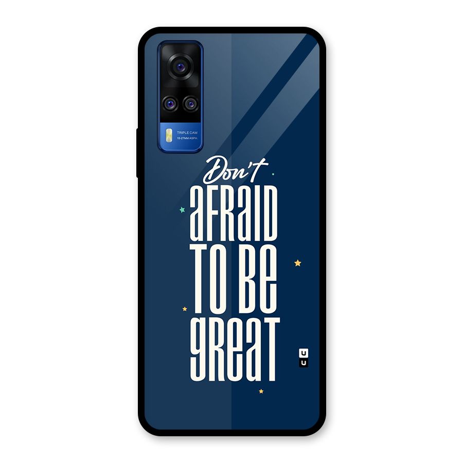 To Be Great Glass Back Case for Vivo Y31