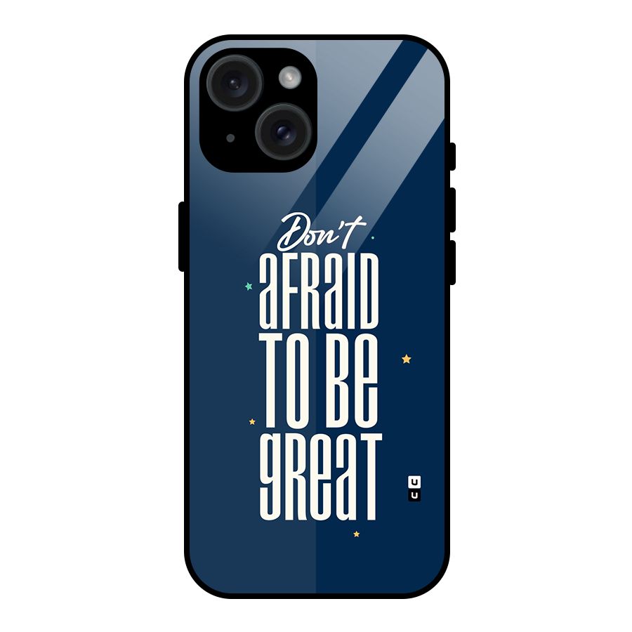 To Be Great Glass Back Case for iPhone 15