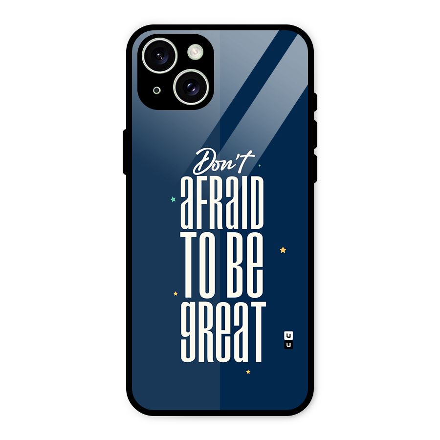 To Be Great Glass Back Case for iPhone 15 Plus