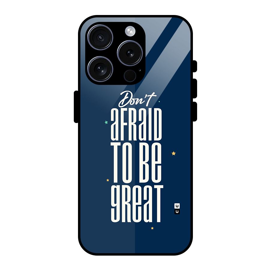 To Be Great Glass Back Case for iPhone 15 Pro