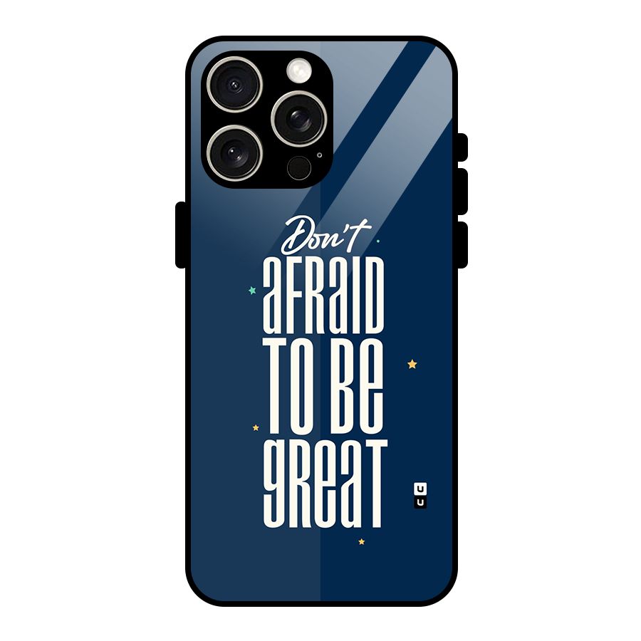 To Be Great Glass Back Case for iPhone 15 Pro Max