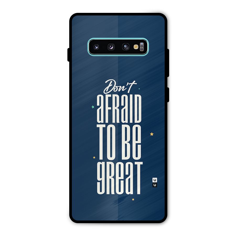 To Be Great Metal Back Case for Galaxy S10 Plus