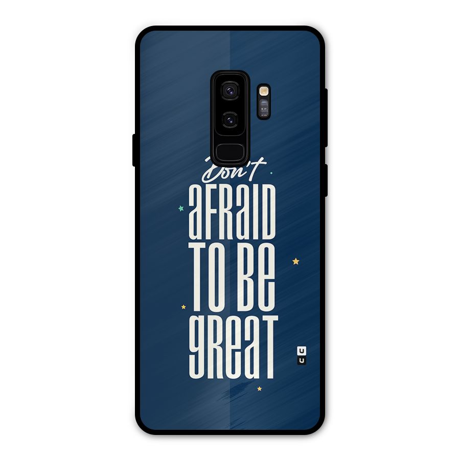 To Be Great Metal Back Case for Galaxy S9 Plus
