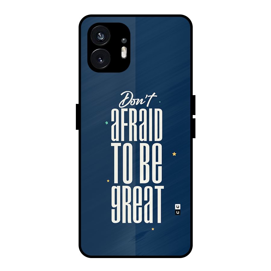 To Be Great Metal Back Case for Nothing Phone 2
