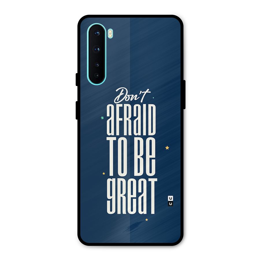 To Be Great Metal Back Case for OnePlus Nord