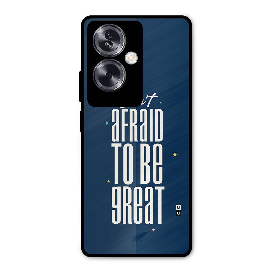 To Be Great Metal Back Case for Oppo A79 5G