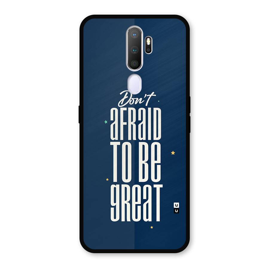 To Be Great Metal Back Case for Oppo A9 (2020)