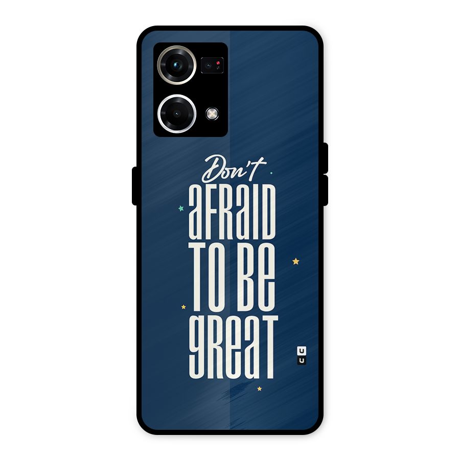 To Be Great Metal Back Case for Oppo F21 Pro 4G