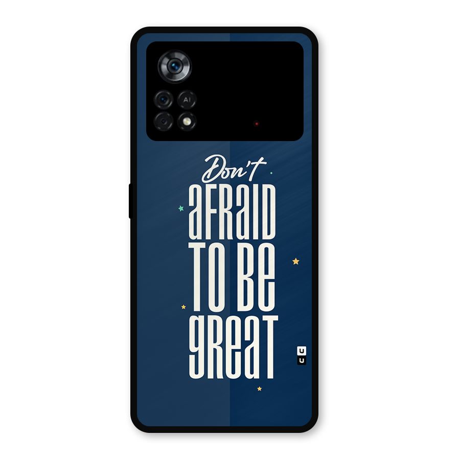 To Be Great Metal Back Case for Poco X4 Pro 5G