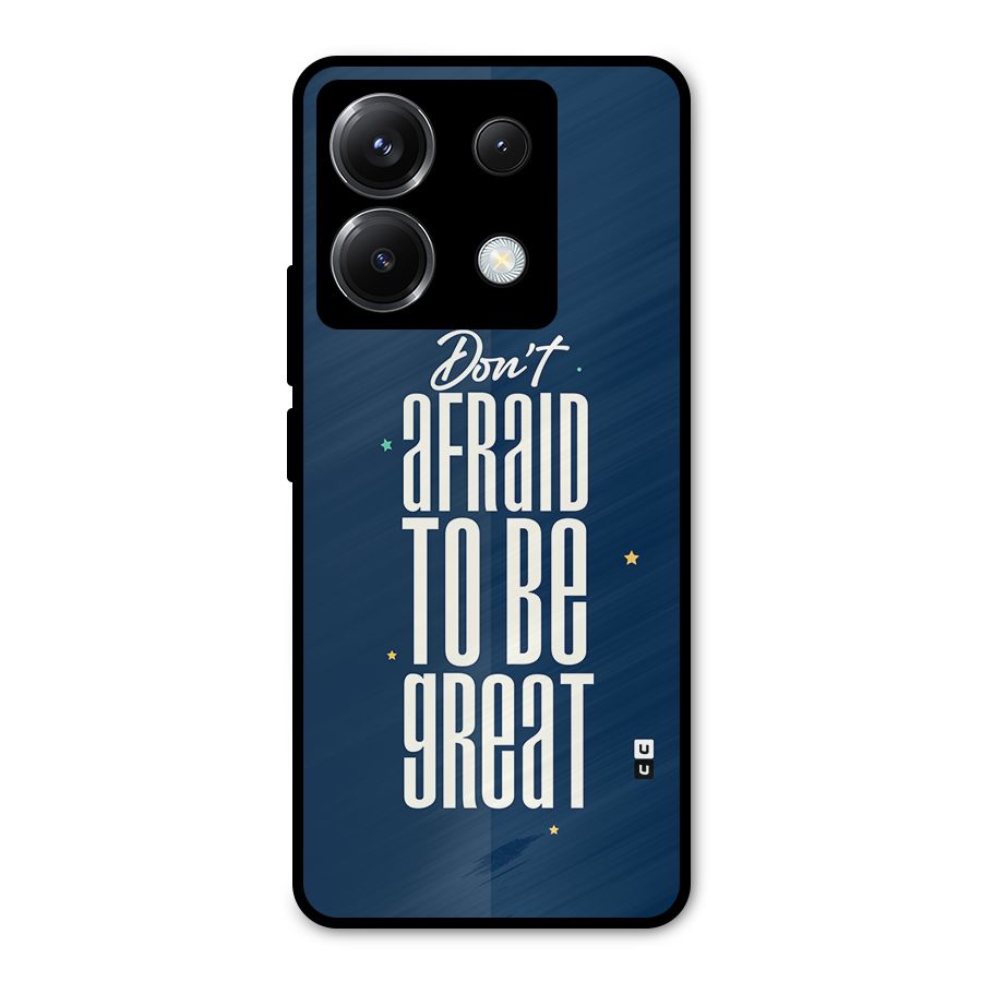 To Be Great Metal Back Case for Poco X6