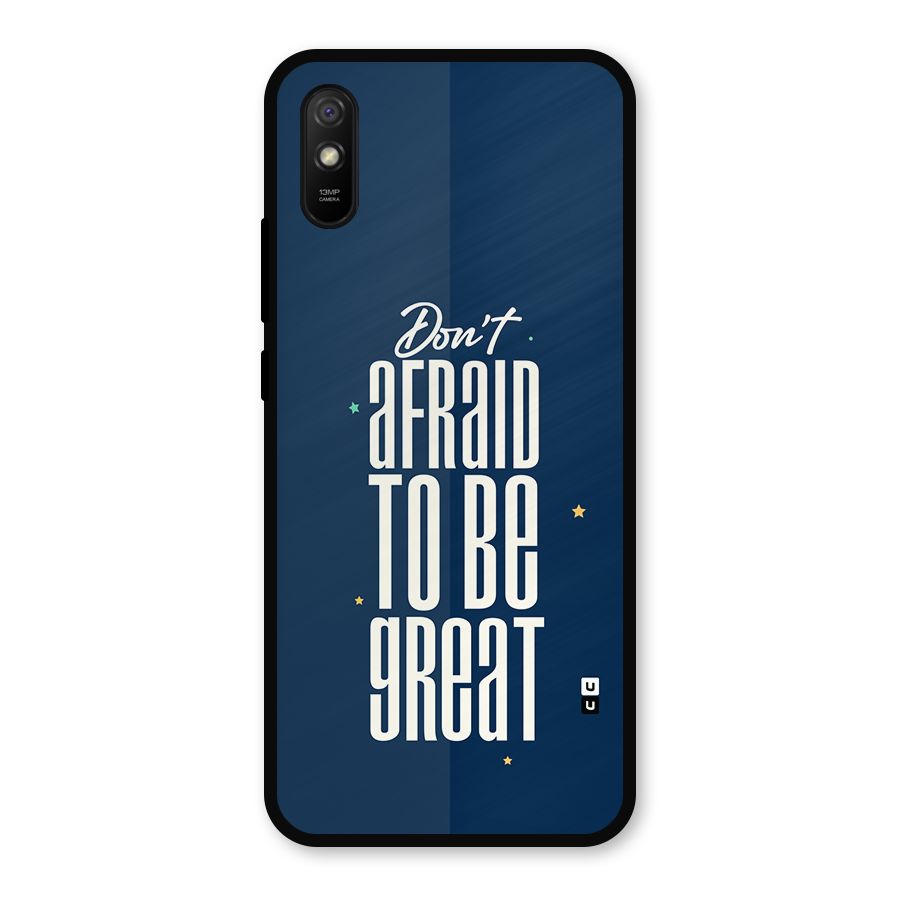 To Be Great Metal Back Case for Redmi 9i