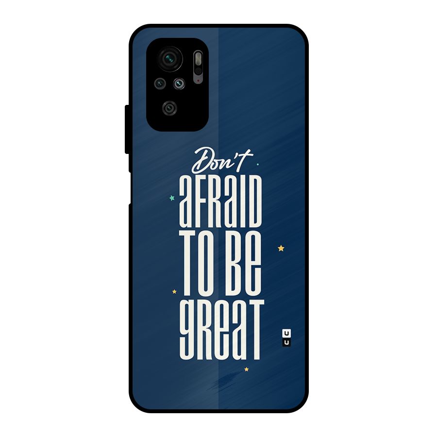 To Be Great Metal Back Case for Redmi Note 11 SE