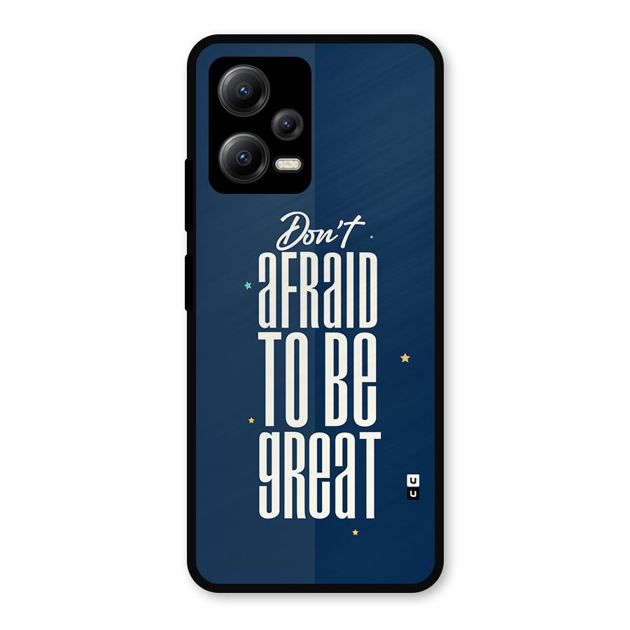 To Be Great Metal Back Case for Redmi Note 12 5G