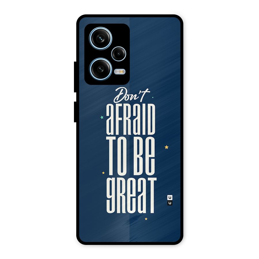 To Be Great Metal Back Case for Redmi Note 12 Pro