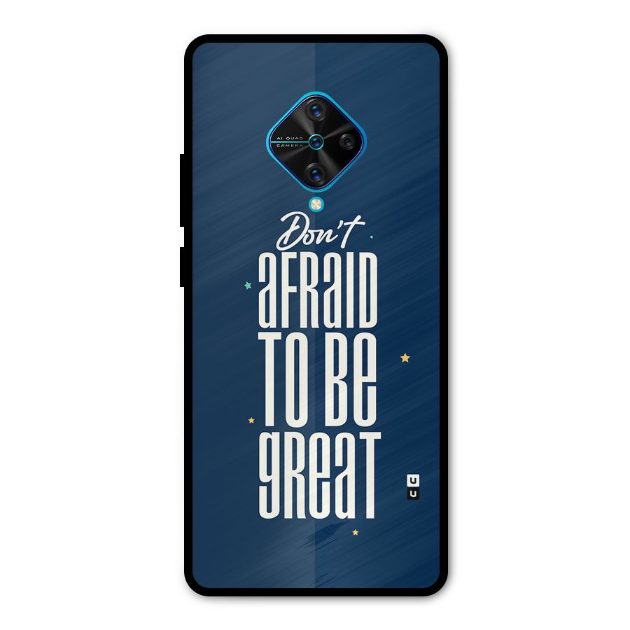 To Be Great Metal Back Case for Vivo S1 Pro