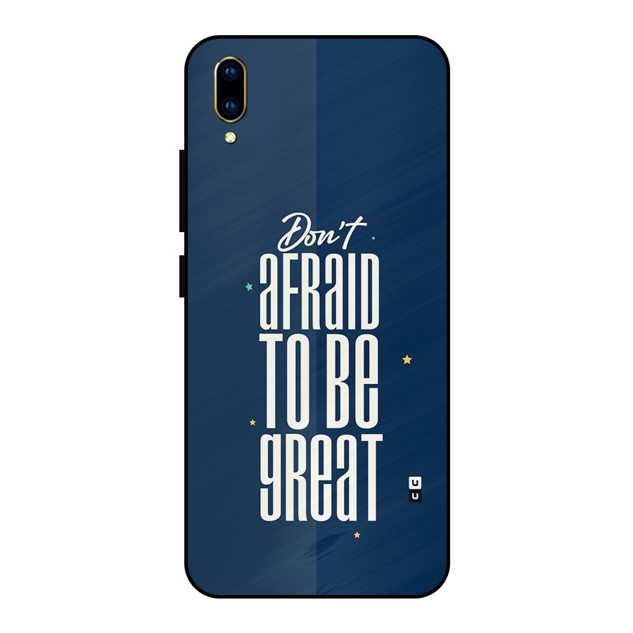 To Be Great Metal Back Case for Vivo V11 Pro