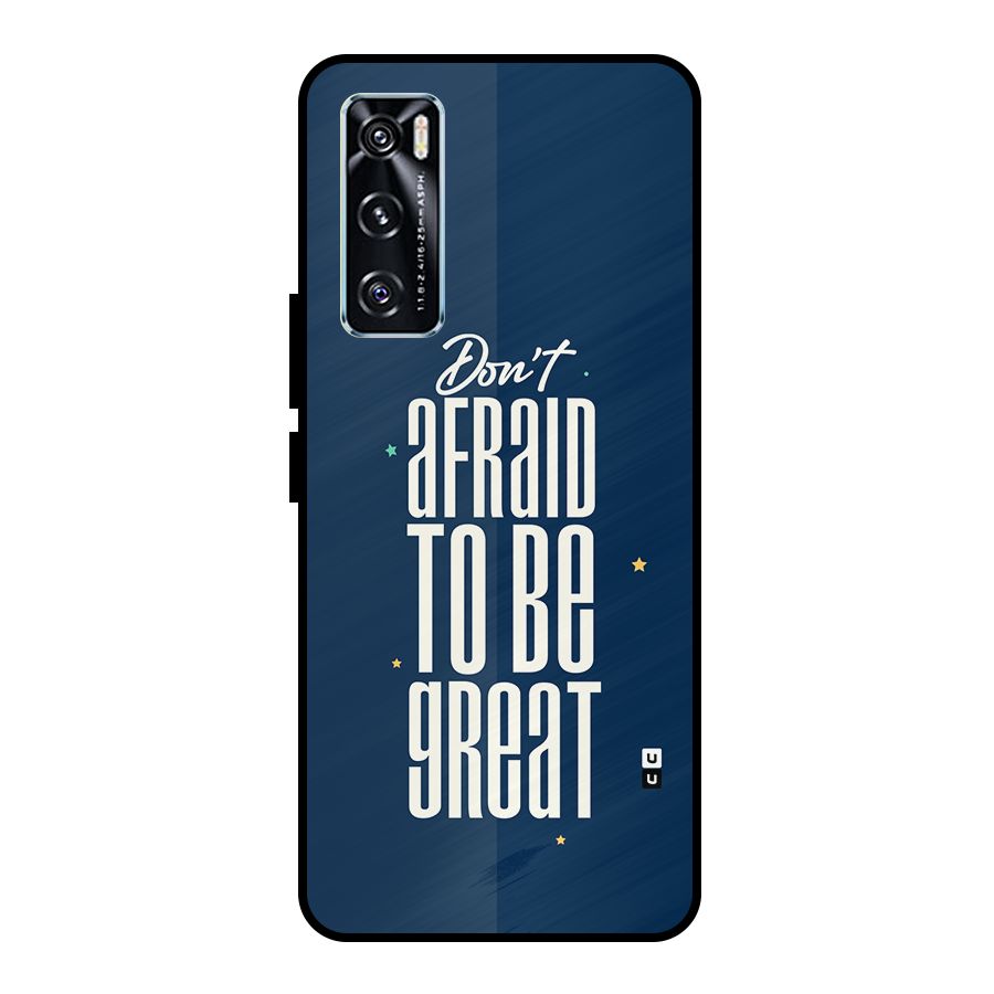 To Be Great Metal Back Case for Vivo V20 SE