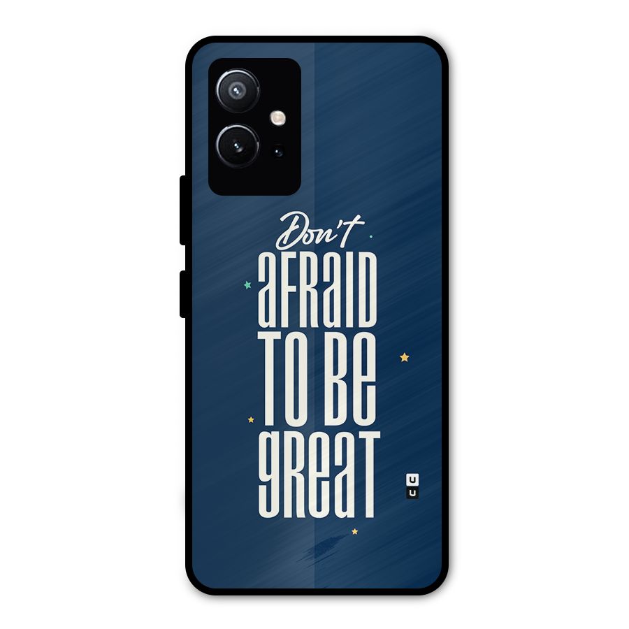 To Be Great Metal Back Case for Vivo Y75 5G
