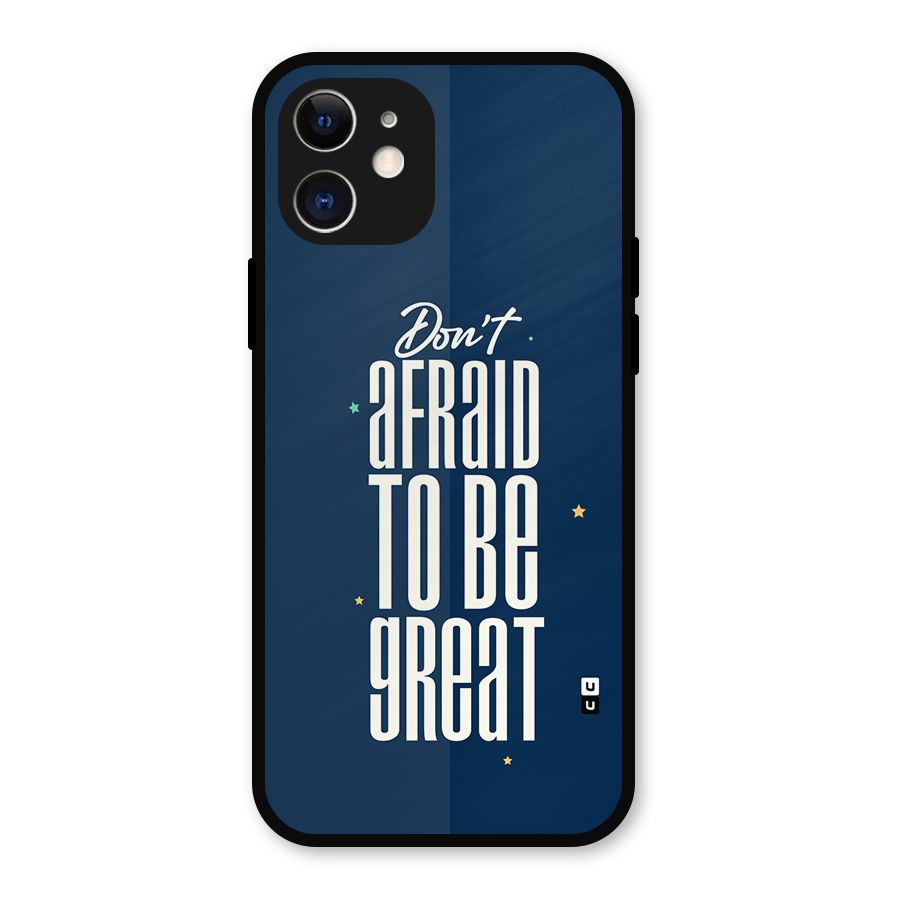 To Be Great Metal Back Case for iPhone 12