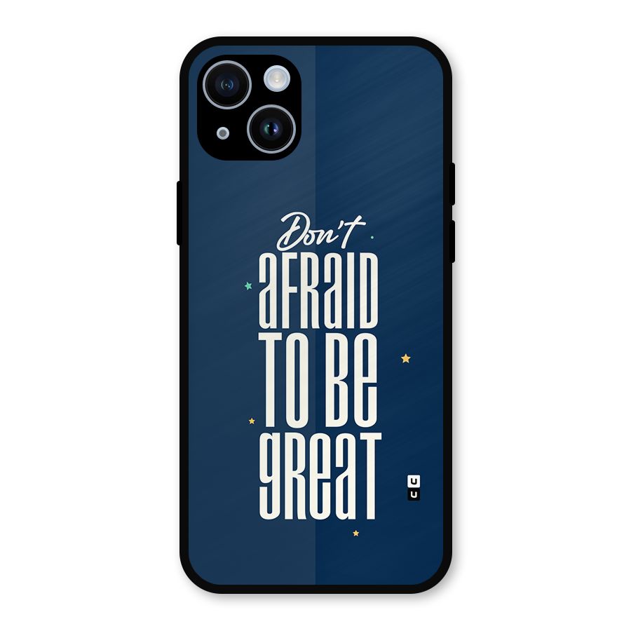 To Be Great Metal Back Case for iPhone 14
