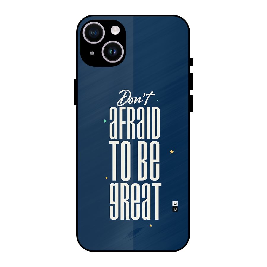 To Be Great Metal Back Case for iPhone 14 Plus