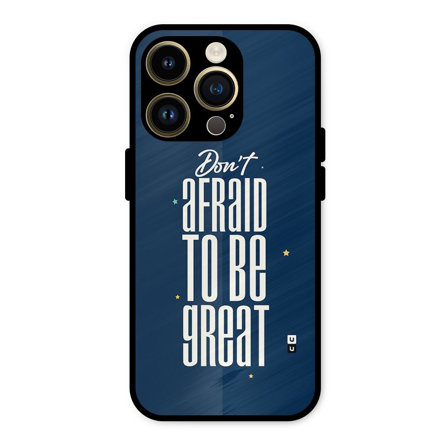 To Be Great Metal Back Case for iPhone 14 Pro