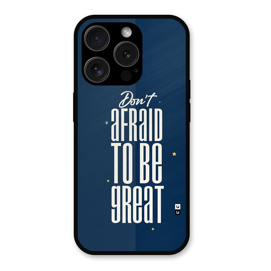 To Be Great Metal Back Case for iPhone 15 Pro