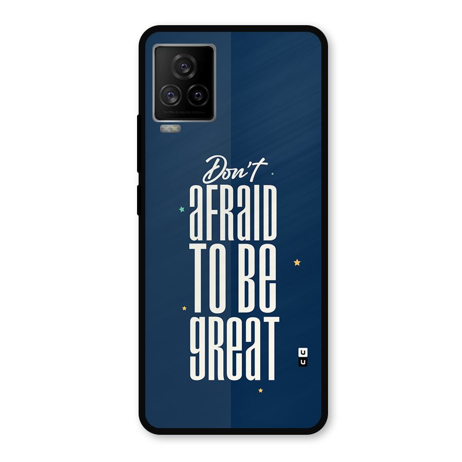 To Be Great Metal Back Case for iQOO 7 Legend 5G