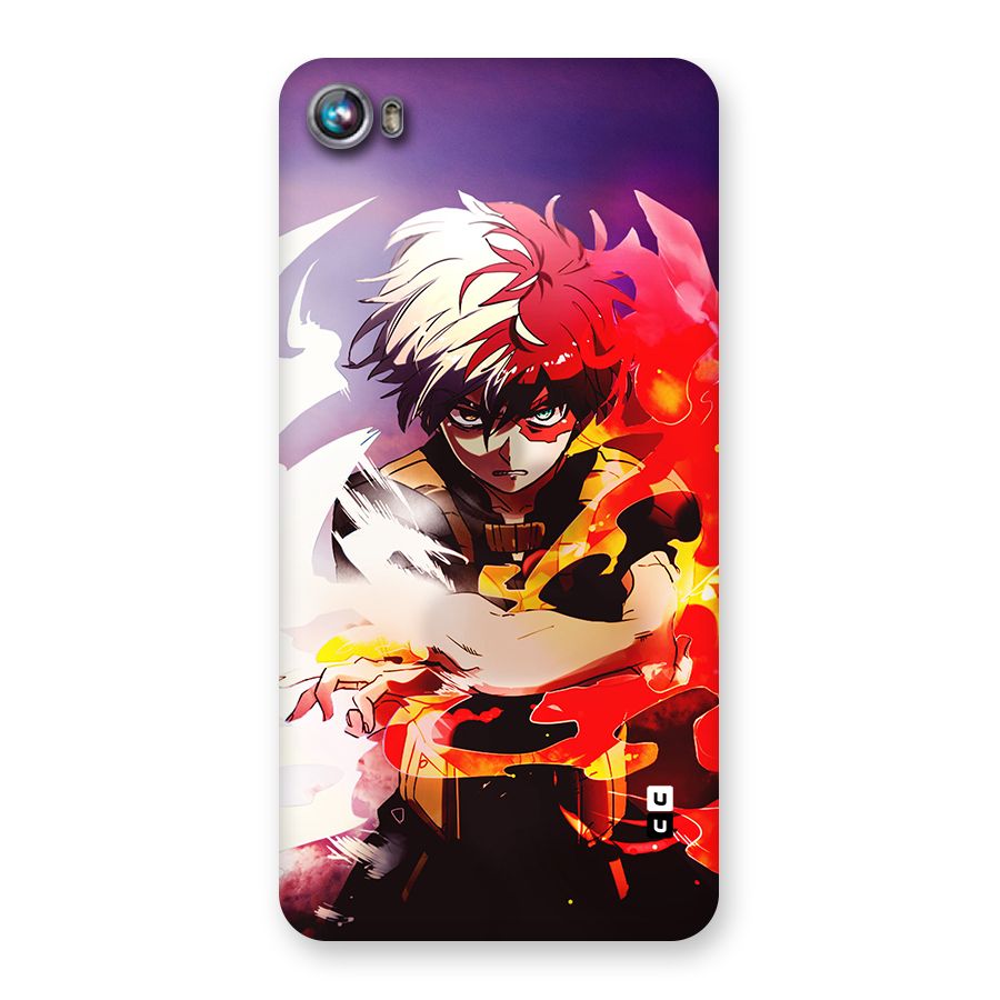 Todoroki Colors Back Case for Canvas Fire 4 (A107)
