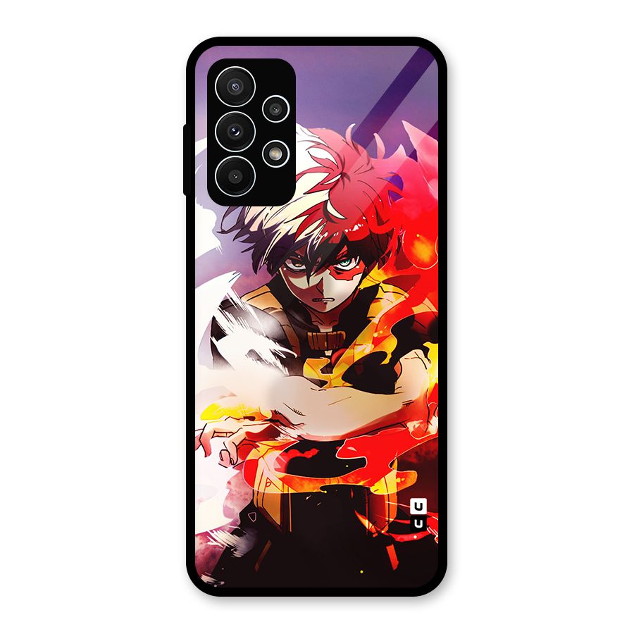 Todoroki Colors Glass Back Case for Galaxy A23