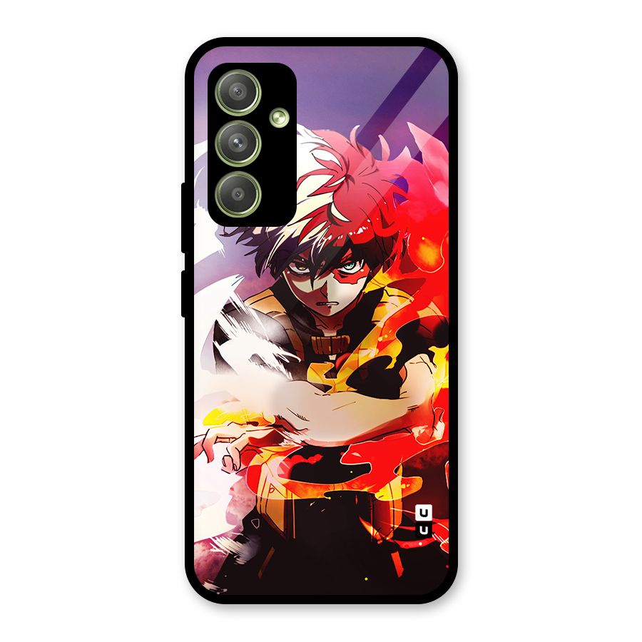 Todoroki Colors Glass Back Case for Galaxy A54