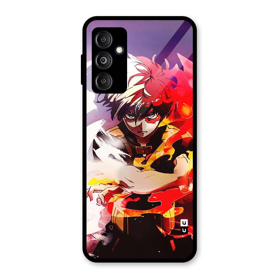 Todoroki Colors Glass Back Case for Galaxy M14 5G