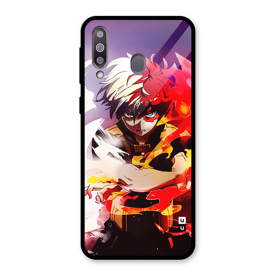 Todoroki Colors Glass Back Case for Galaxy M30
