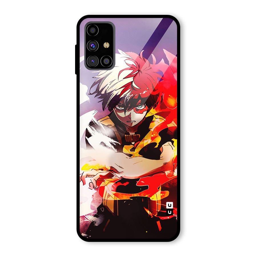Todoroki Colors Glass Back Case for Galaxy M31s