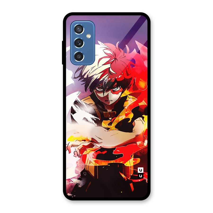 Todoroki Colors Glass Back Case for Galaxy M52 5G