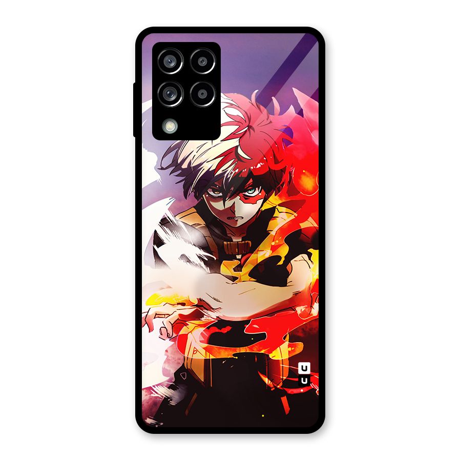 Todoroki Colors Glass Back Case for Galaxy M53 5G