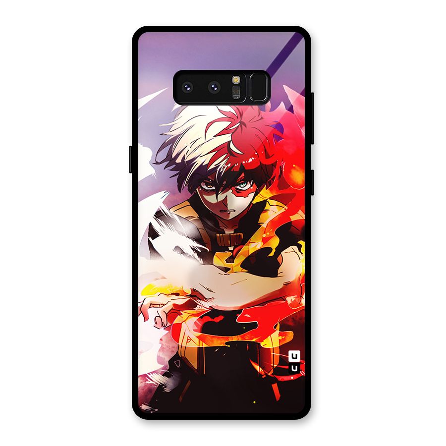 Todoroki Colors Glass Back Case for Galaxy Note 8