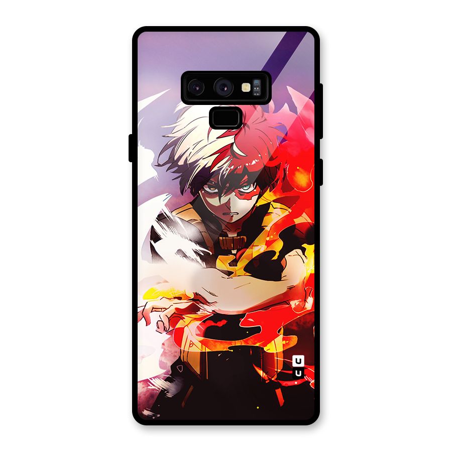 Todoroki Colors Glass Back Case for Galaxy Note 9