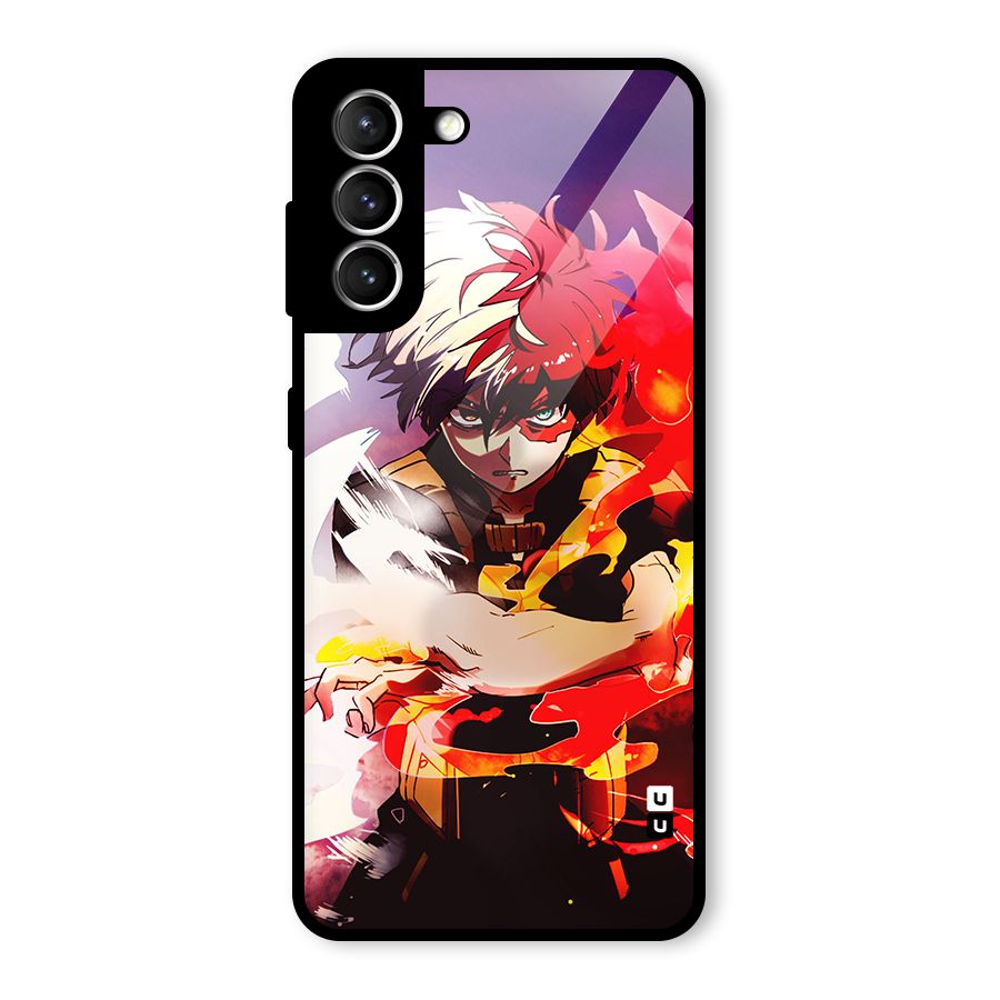 Todoroki Colors Glass Back Case for Galaxy S21 5G